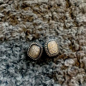 Genuine silver earrings